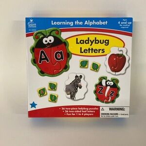 Ladybug Letters Alphabet Learning Game School Homeschool Summer Learning